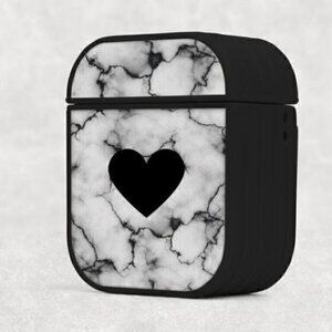Marble Heart Airpod Case